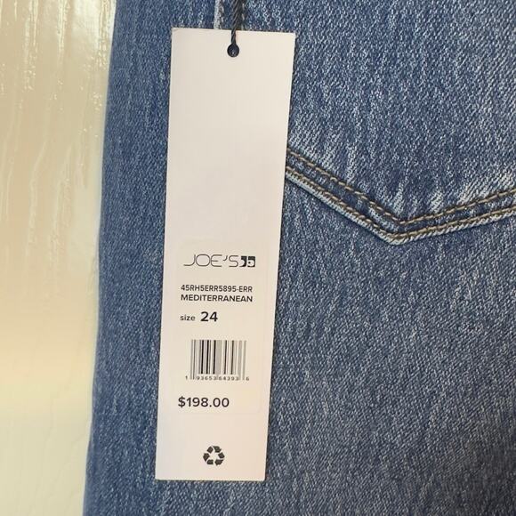 NWT Joe’s Jeans The Runway Luna High Rise Cigarette Jeans Size 24 Mediterranean - Picture 6 of 10
